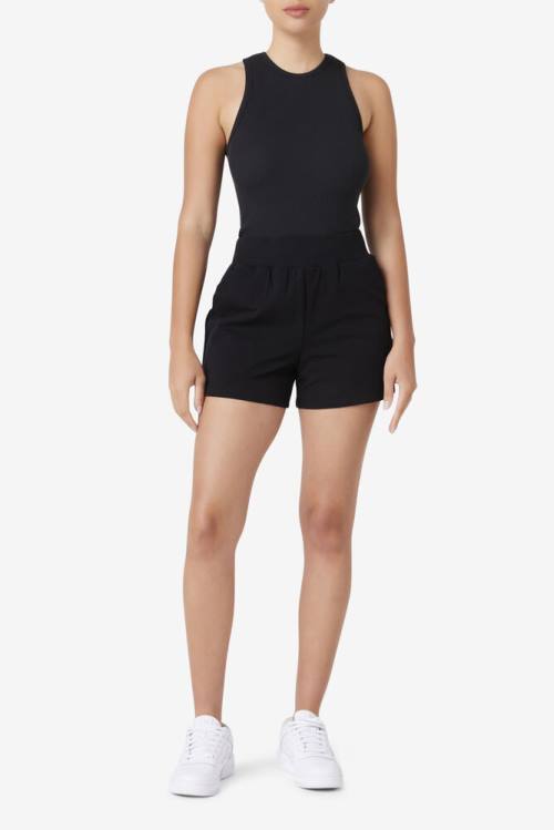 Black Women's Fila Elliana Shorts | Fila905EI