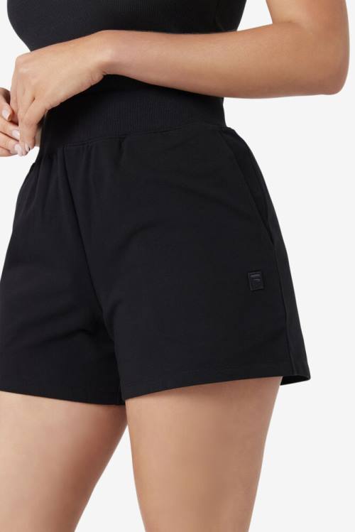 Black Women's Fila Elliana Shorts | Fila905EI