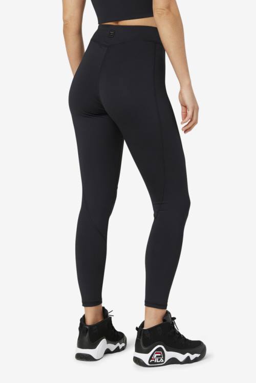 Black Women's Fila Emerie Leggings | Fila821YX