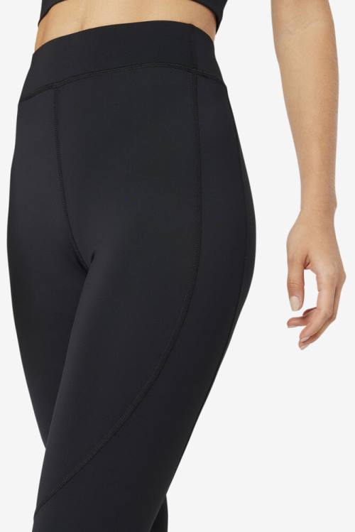 Black Women's Fila Emerie Leggings | Fila821YX