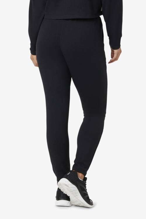 Black Women's Fila Fi-lux Jogger Pants | Fila407WI