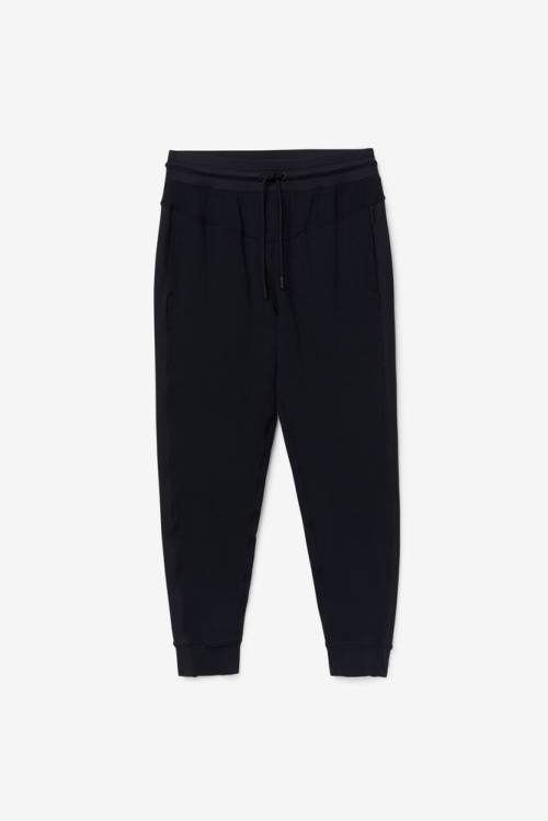 Black Women\'s Fila Fi-lux Texture Jogger Pants | Fila069FY