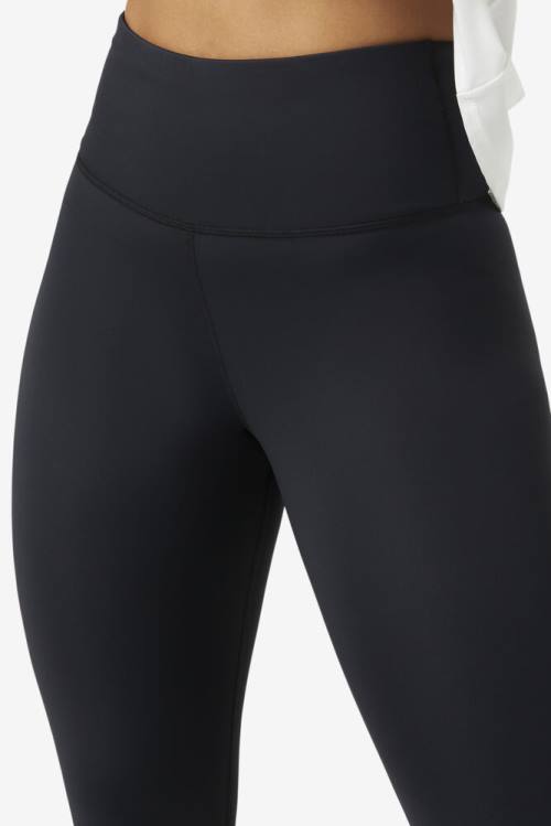 Black Women's Fila Forza Sleek 7/8 Leggings | Fila837DL