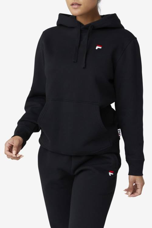 Black Women's Fila Godfrey Hoodie | Fila467IF