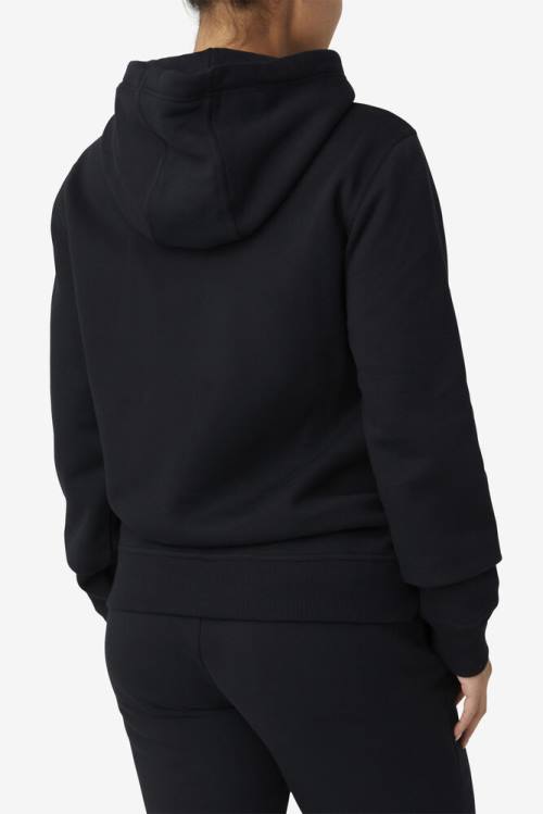 Black Women's Fila Godfrey Hoodie | Fila467IF