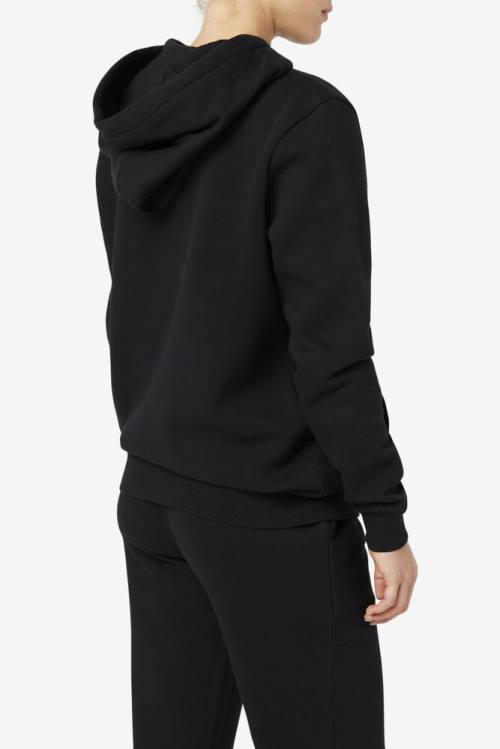 Black Women's Fila Lylah Hoodie | Fila649KO