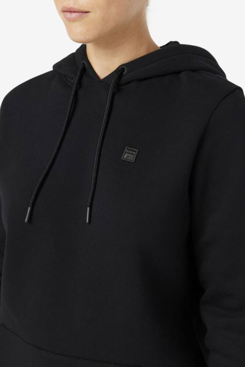 Black Women's Fila Lylah Hoodie | Fila649KO