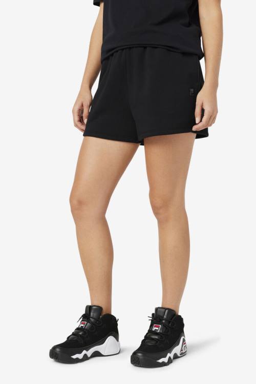 Black Women's Fila Nalani Shorts | Fila319LN