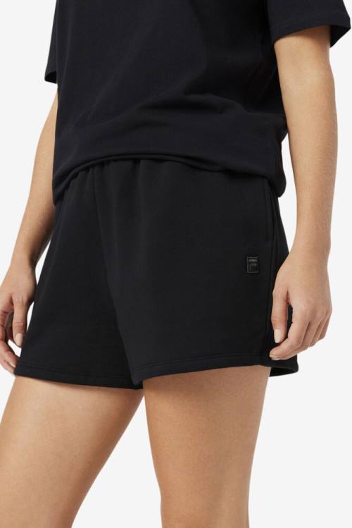 Black Women's Fila Nalani Shorts | Fila319LN