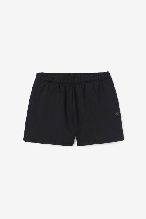 Black Women\'s Fila Nalani Shorts | Fila319LN