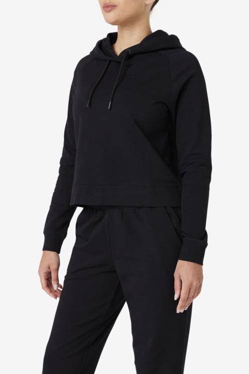 Black Women's Fila Valeria Hoodie | Fila873HS