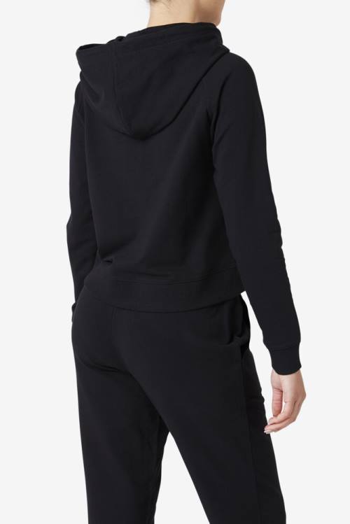 Black Women's Fila Valeria Hoodie | Fila873HS