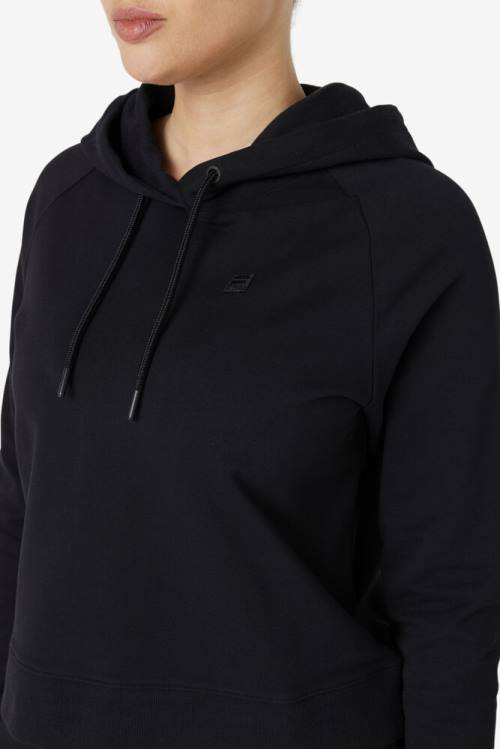 Black Women's Fila Valeria Hoodie | Fila873HS