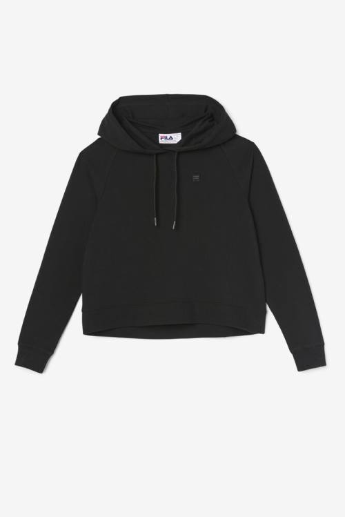 Black Women\'s Fila Valeria Hoodie | Fila873HS