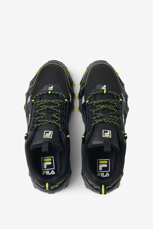 Black / Yellow Men's Fila Oakmont TR Sneakers | Fila390QM