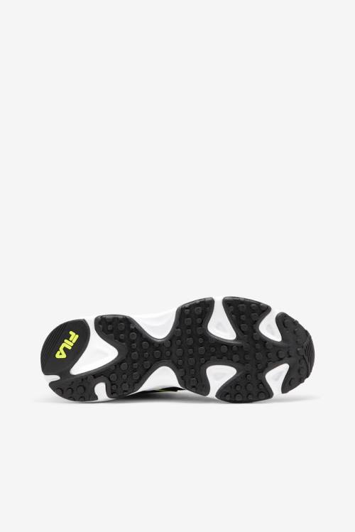 Black / Yellow / White Women's Fila Ray Tracer Neon Sneakers | Fila238MS