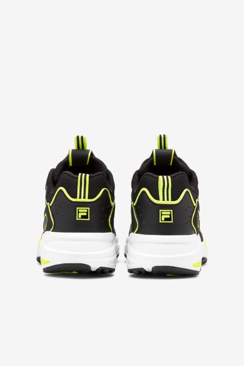 Black / Yellow / White Women's Fila Ray Tracer Neon Sneakers | Fila238MS