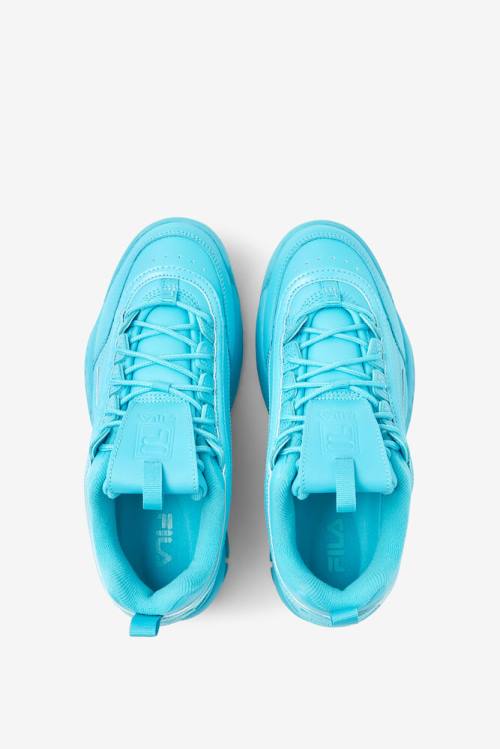 Blue / Blue Women's Fila Disruptor 2 Premium Sneakers | Fila340NT