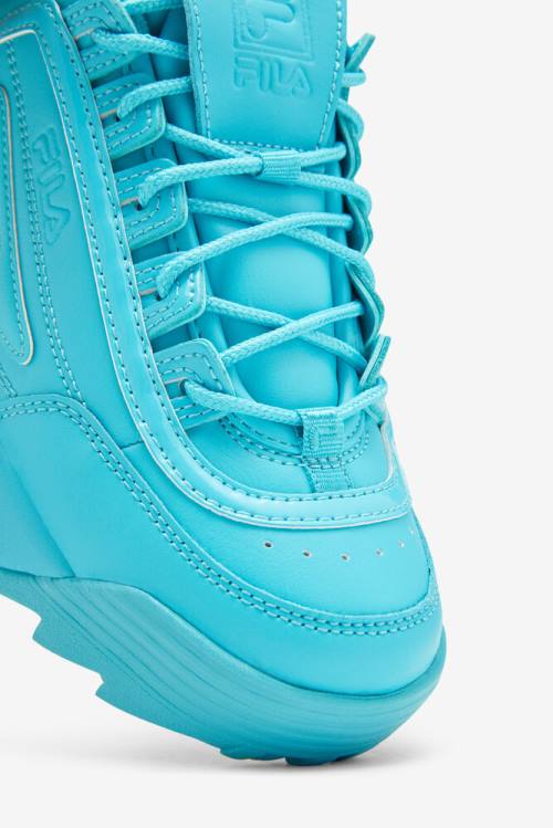 Blue / Blue Women's Fila Disruptor 2 Premium Sneakers | Fila340NT