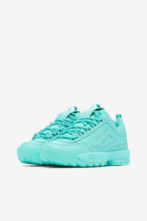 Blue / Blue Women's Fila Disruptor 2 Premium Sneakers | Fila873DX