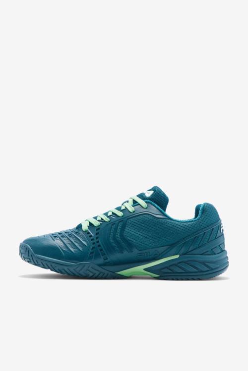 Blue Coral / Green Grey / White Men's Fila Axilus 2 Energized Tennis Shoes | Fila326RB