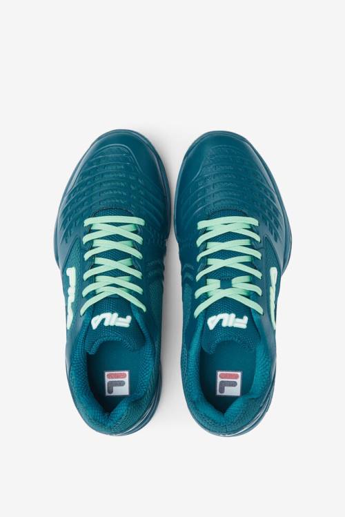 Blue Coral / Green Grey / White Men's Fila Axilus 2 Energized Tennis Shoes | Fila326RB