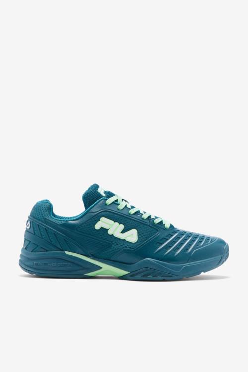 Blue Coral / Green Grey / White Men\'s Fila Axilus 2 Energized Tennis Shoes | Fila326RB