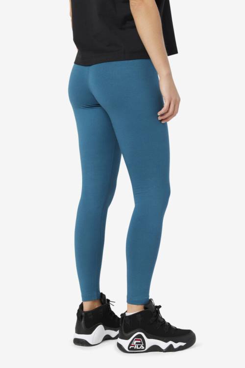 Blue Coral Women's Fila Elora Leggings | Fila365ZW