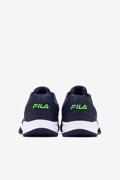 Blue / Green / Purple Men's Fila Axilus 2 Energized Tennis Shoes | Fila149CZ