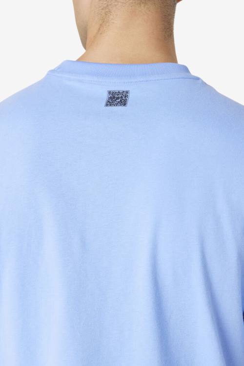 Blue Men's Fila Ceylon Tee T Shirts | Fila120PU