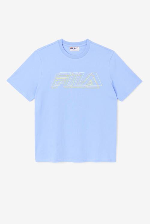 Blue Men\'s Fila Lakosa Tee T Shirts | Fila348QL