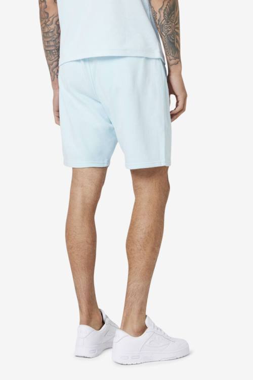 Blue Men's Fila Petey Shorts | Fila524VZ