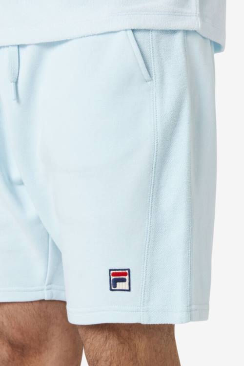 Blue Men's Fila Petey Shorts | Fila524VZ