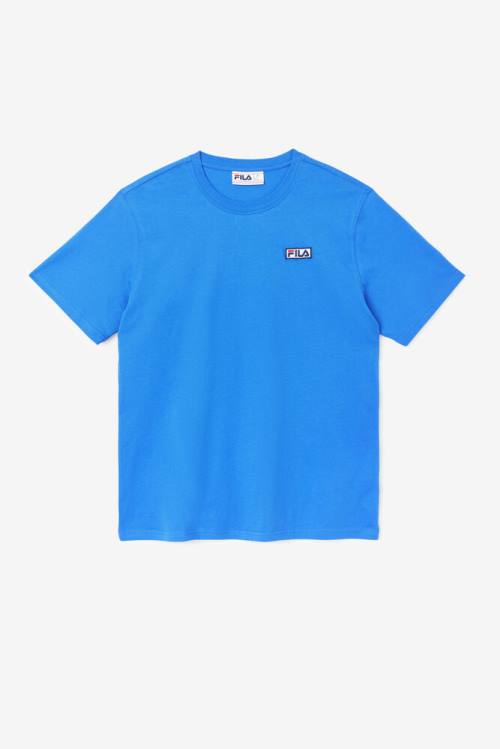 Blue Men\'s Fila Skylar Tee T Shirts | Fila492UE