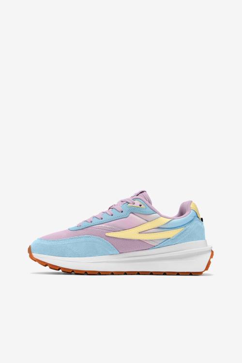 Blue / Purple / Coral Women's Fila Renno Sneakers | Fila031TU