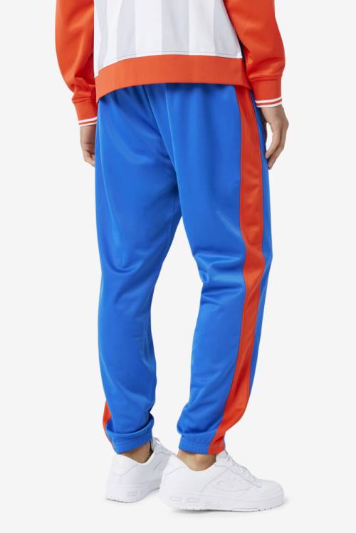 Blue / Red Men's Fila Cuba Pants | Fila387ES