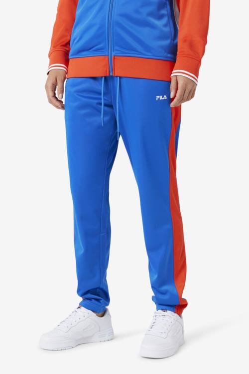 Blue / Red Men's Fila Cuba Pants | Fila387ES