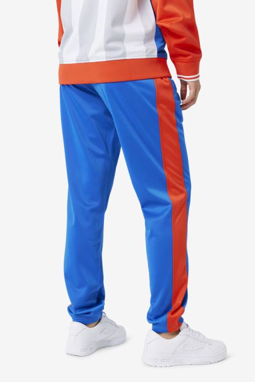 Blue / Red Men's Fila Cuba Pants | Fila387ES