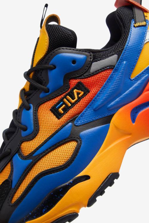 Blue / Red Men's Fila Ray Tracer Apex Sneakers | Fila543WR