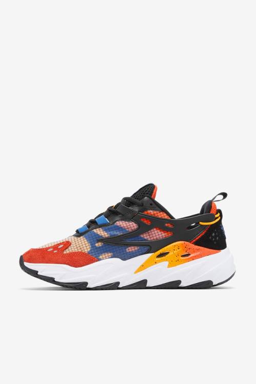 Blue / Red Men's Fila Ray Tracer Evo Sneakers | Fila612BJ