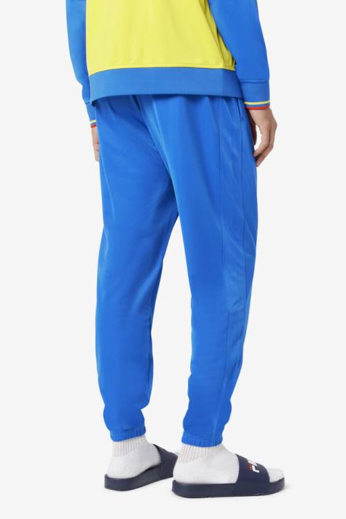 Blue / Red Women's Fila Colombia Track Pants | Fila389VL