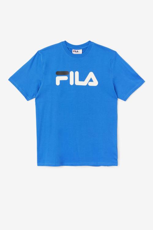 Blue / White / Black Men\'s Fila Eagle Tee T Shirts | Fila267NC