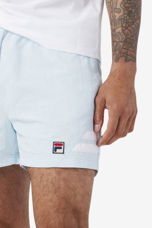 Blue / White Men's Fila Vantage Swim Shorts | Fila314BX