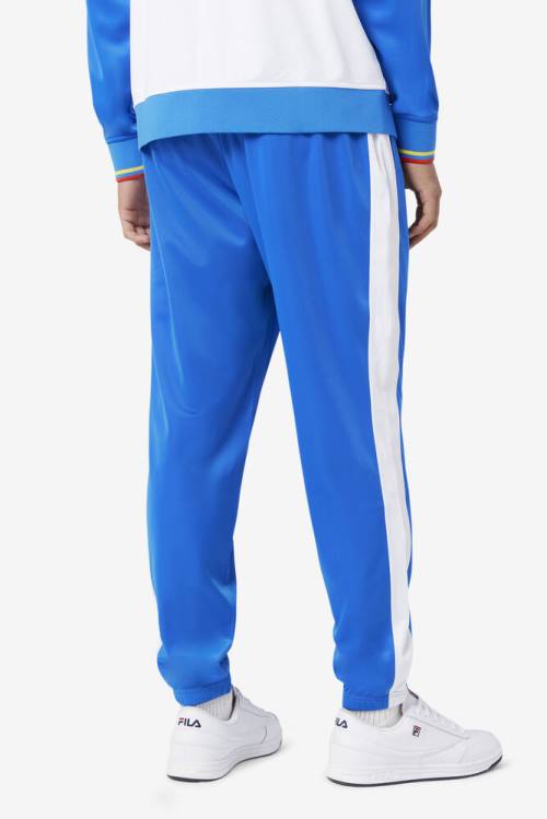 Blue / White / Red Men's Fila Ecuador Track Pants | Fila964QX