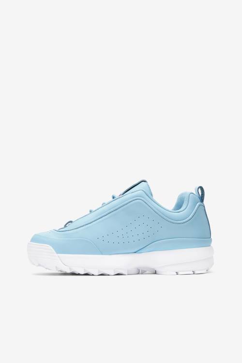 Blue / White Women's Fila Disruptor 2 Disruptor Zero Sneakers | Fila846JK