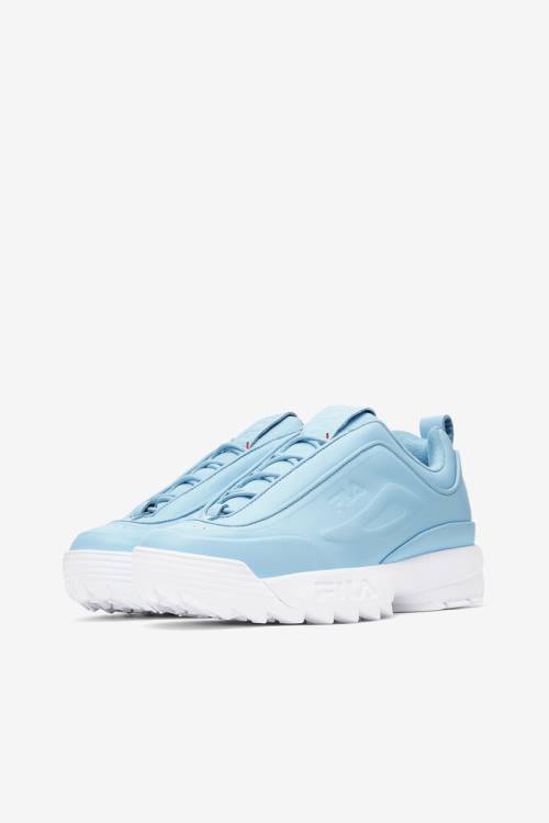 Blue / White Women's Fila Disruptor 2 Disruptor Zero Sneakers | Fila846JK