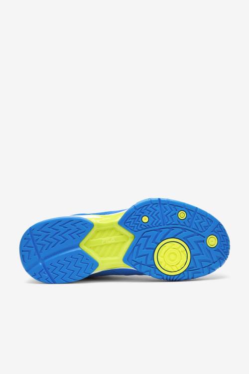 Blue / White / Yellow Men's Fila Volley Zone Sneakers | Fila386CP