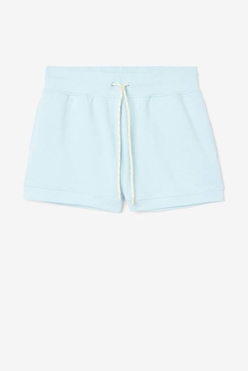 Blue Women\'s Fila Evangeline Terry Shorts | Fila905NQ