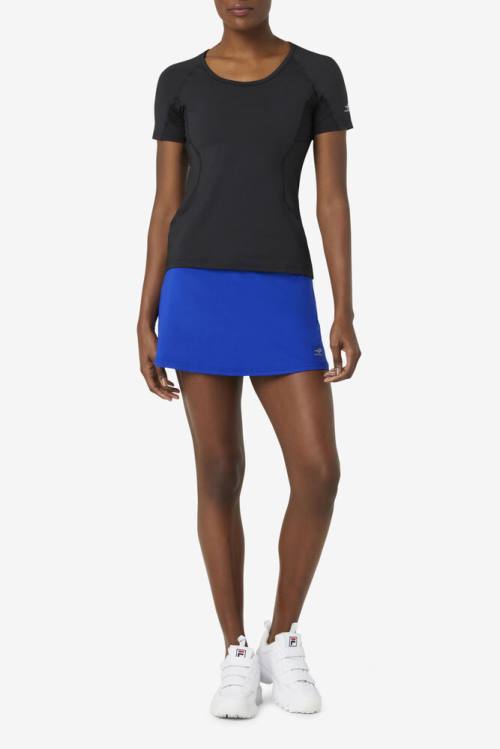 Blue Women's Fila Pickleball Flounce Skort Skirts | Fila062NK