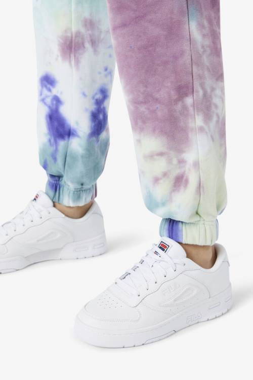 Blue Women's Fila Raleigh Tie Dye Jogger Pants | Fila352HJ